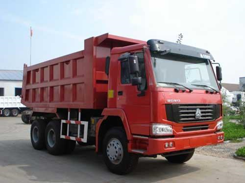 Dump truck is used to aid in the transportation of large volumes of loose materials.