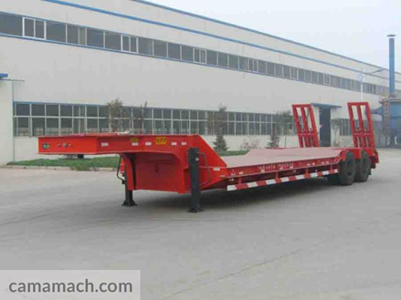 OEM 2 axle lowbed semi-trailer for sale