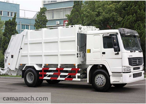 Sinotruck 6 x4 Compress Garbage Tuck