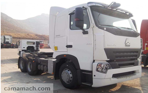 White Colored 420hp 6x4 A7 Truck Head by Sinotruk available for sale at Camamach